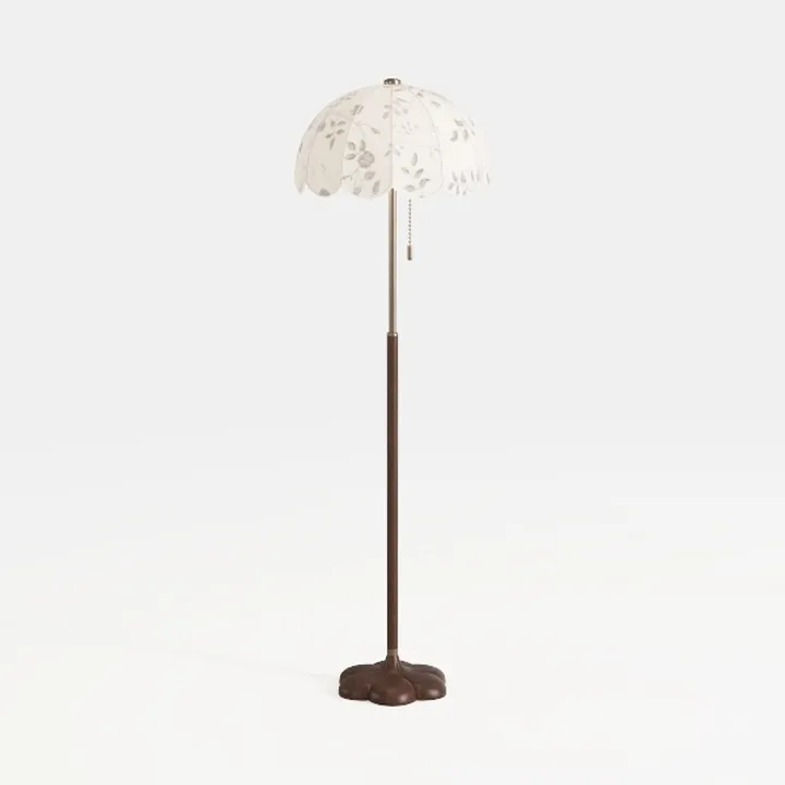 Wellmet Bronze Floor Lamp for Living Room Corner, 