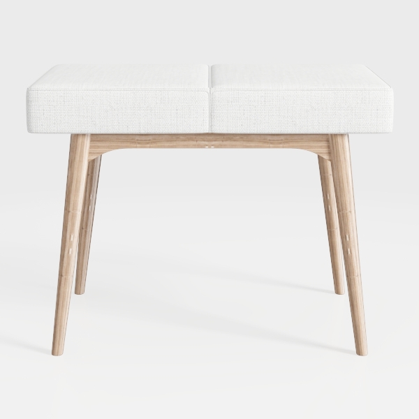 Henn&Hart 48'' Wide Rectangular Desk in Alder Whit