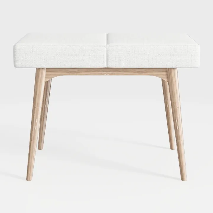 Henn&Hart 48'' Wide Rectangular Desk in Alder Whit