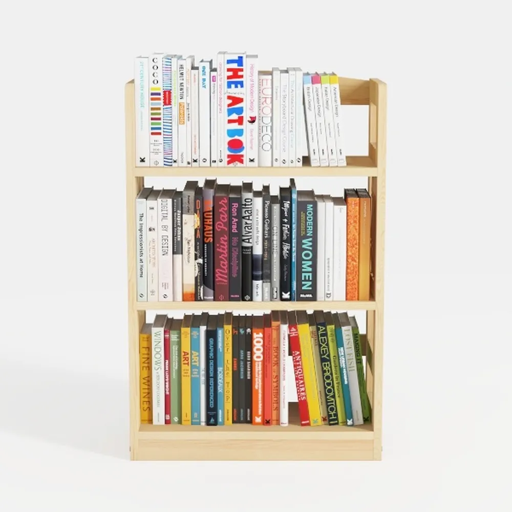 NACHES Wood Kids Bookshelf & Stuffed Animal