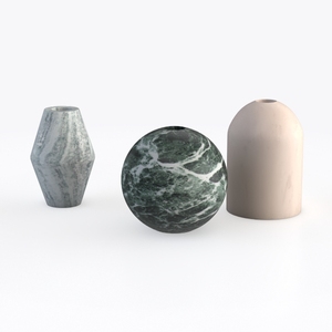 Art deco vase set 01