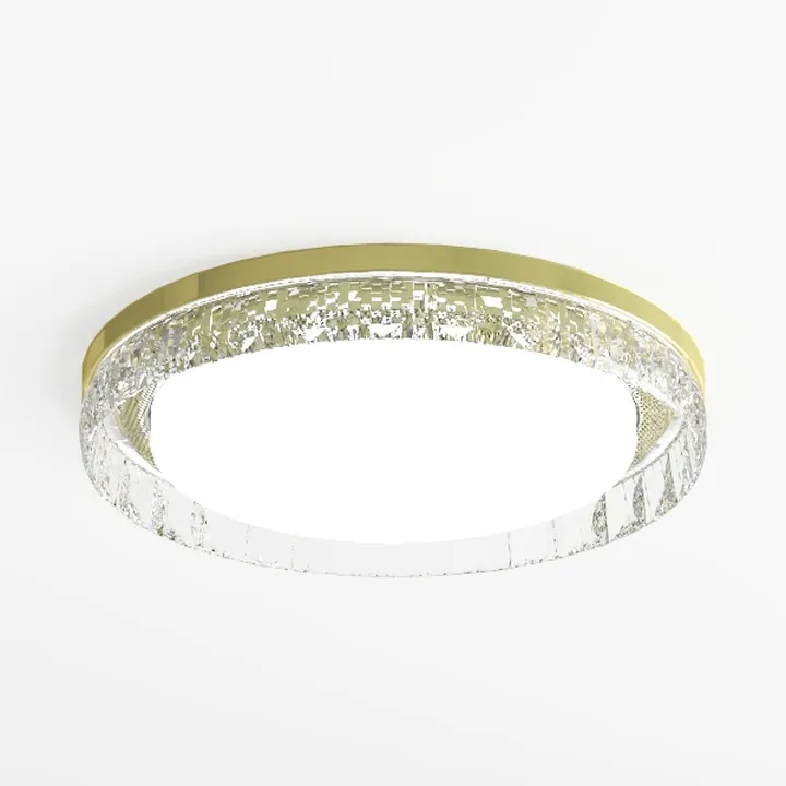 Crystal Ceiling Fan With Lights, Modern Chandelier