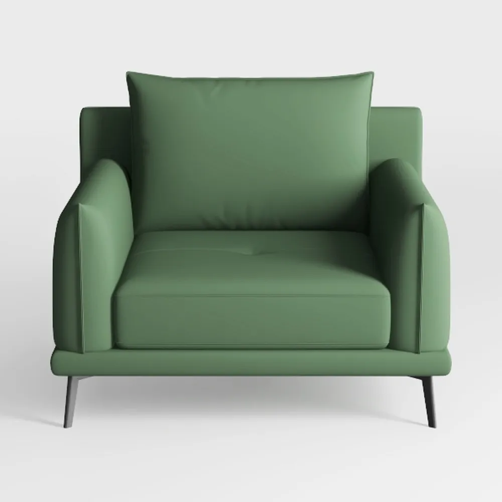 Velvet Accent Chair Set of 1，Living Room Comfy