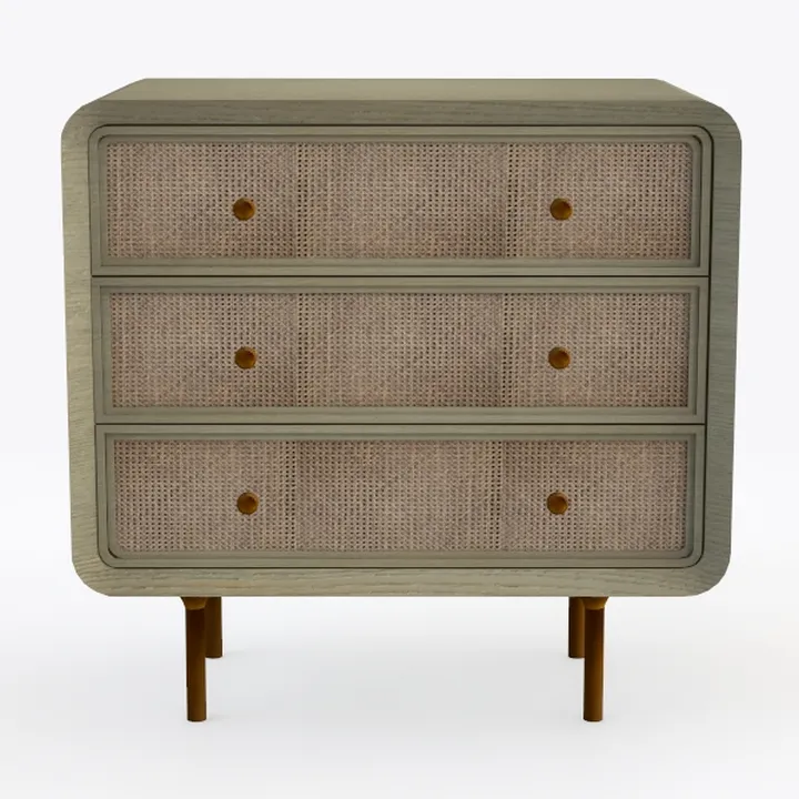 Cambridge Parkview 3-Drawer Mango Wood Chest for