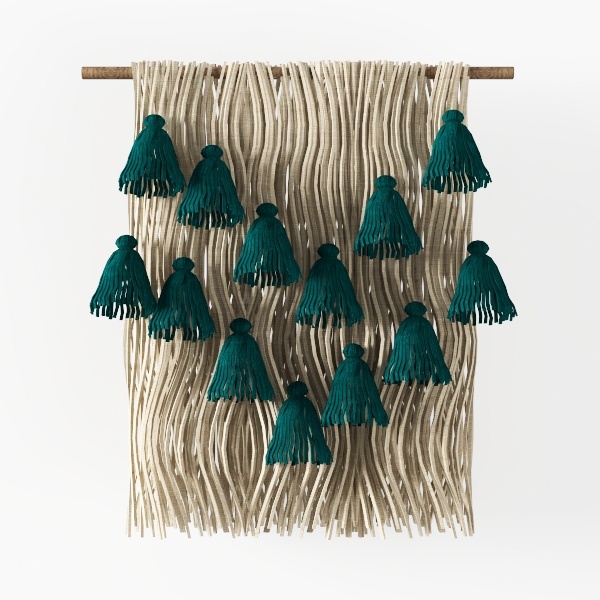 wall deco-Green Glimmer