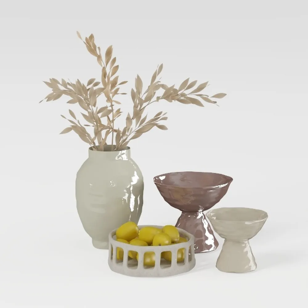 RECUTMS Faux Flowers for Vase Silk Artificial