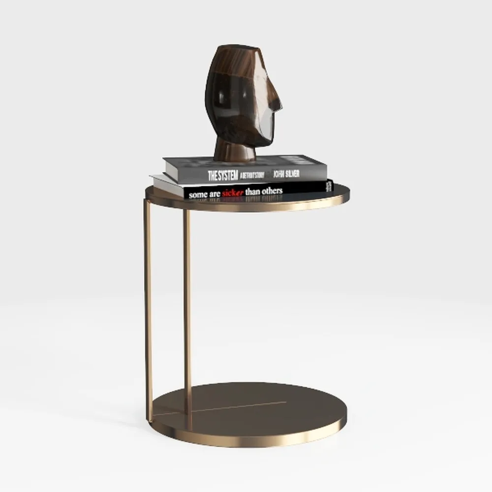 DCLRN C Table End Table Set of 2,C Shaped End