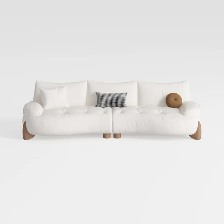 Morden Fort 3 Piece Cloud Couch Set, Modern