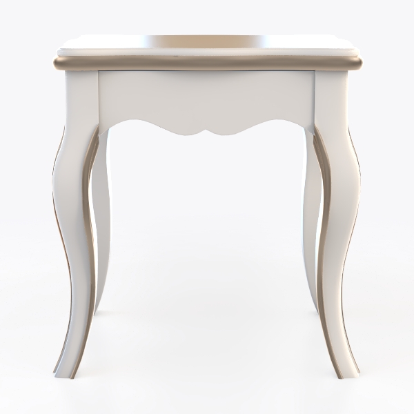 Libertee 26 in. Champagne Finish Square Wood End T