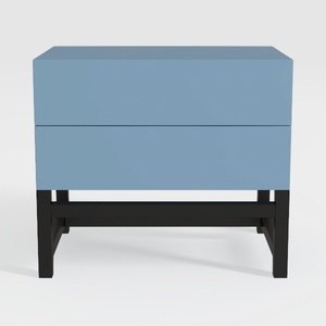 Modern Minimalist Two Tone Nightstand 3D Model