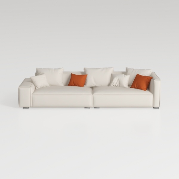 110.25x67&#39;&#39; Modern Upholstered L-Shape Sectional S