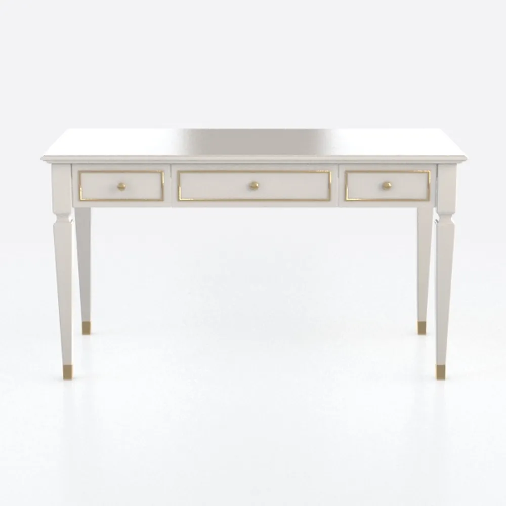 MICHAEL AMINI London Place Vanity Desk - Creamy Pe
