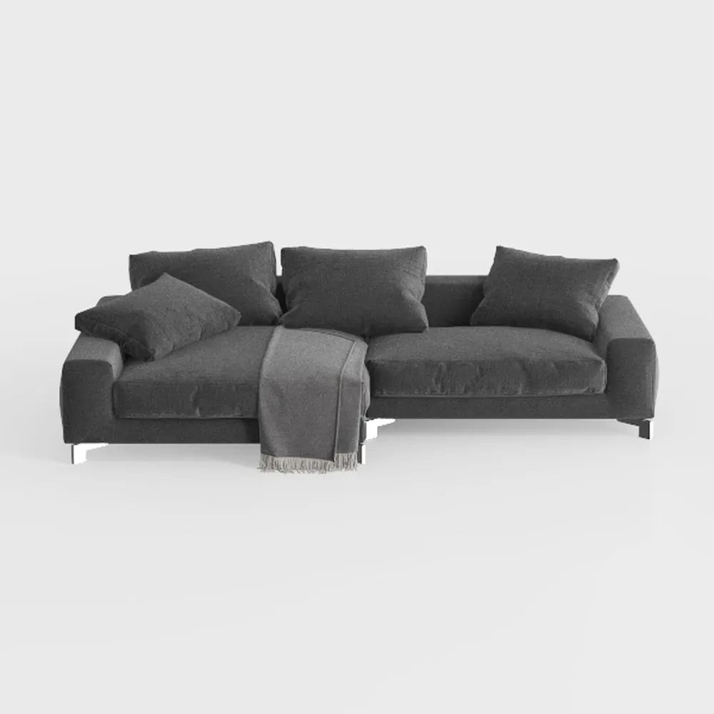 Cloud Sectional Sofa 107.9" Upholstered Sofa Couch