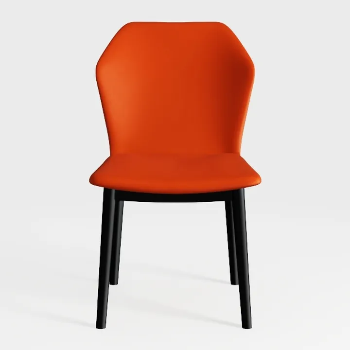 VKNOW Wooden Dining Chairs Set of 2, Mid Century
