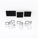 Ceiling Spot Lights Indoor: 4 Lights Led Flush Right 45 Degree View