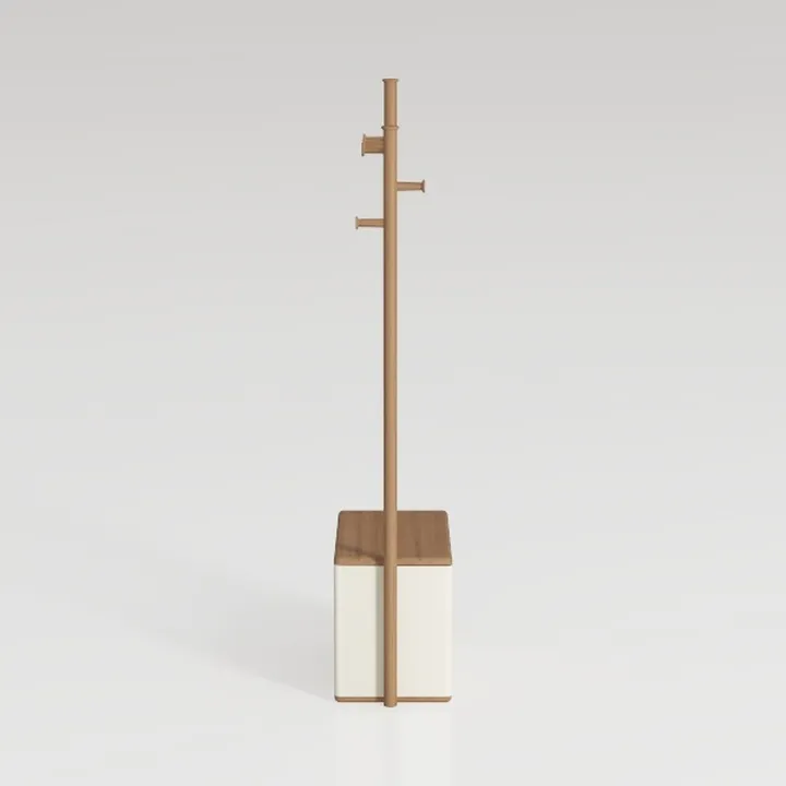 Solid Wooden Coat Rack Freestanding - Creative