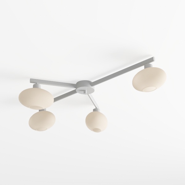 10” Decorative Track Lighting Kit, Brushed Steel