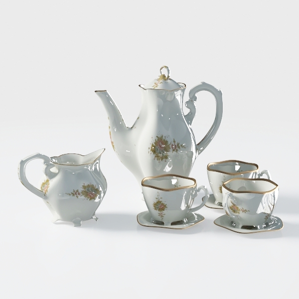 tea set-Retro Charm