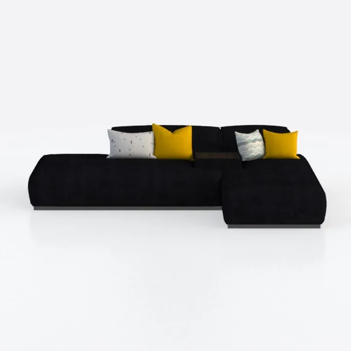 Oversized Modular Sectional Sofa with Ottomans,5