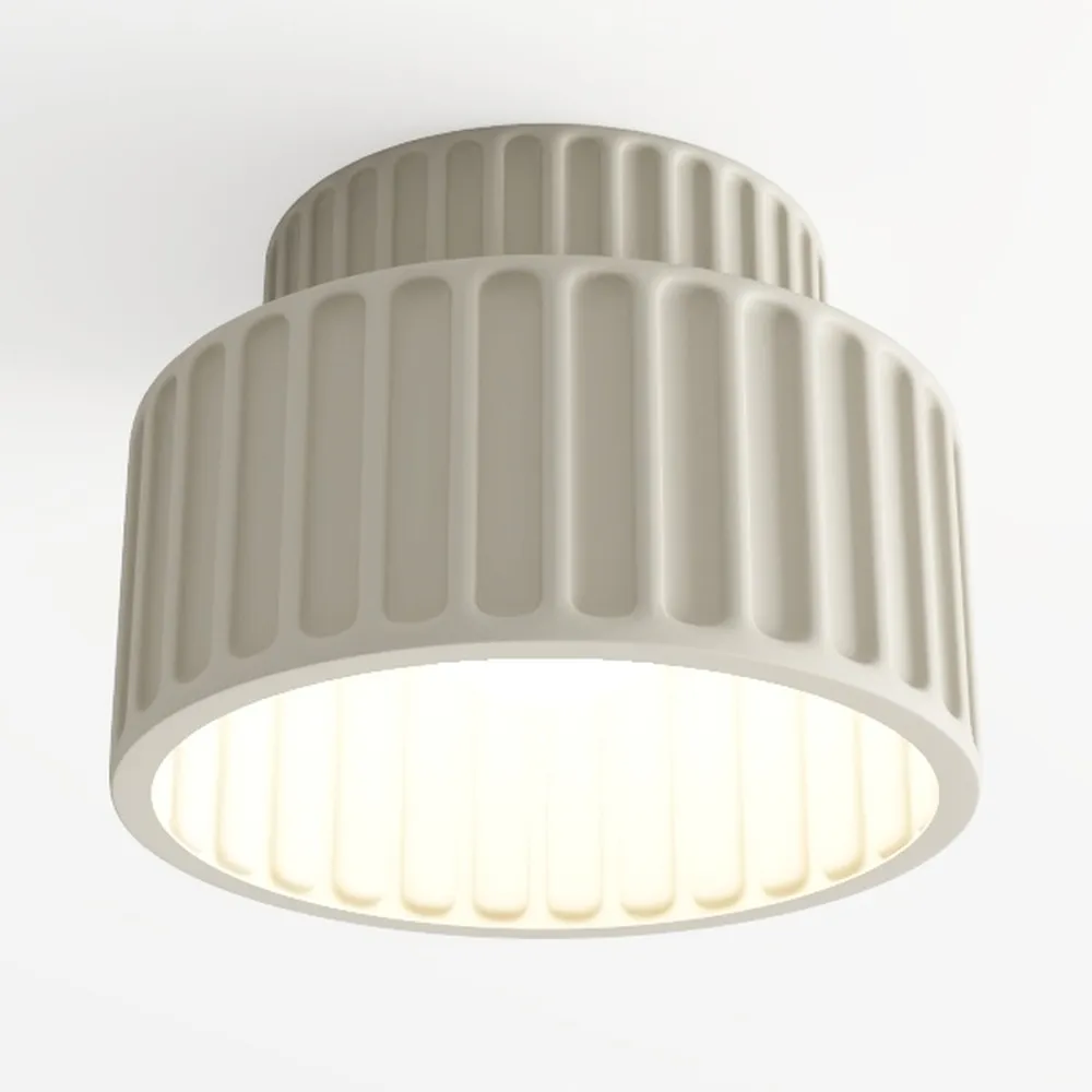 Nordic Simple Resin Ceiling Lights, Modern Flush