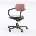 Home Office Chair Adjustable Backrest and Height 1 Left 45 Degree View