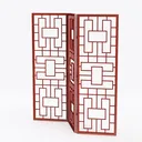 partition/screen_RED_1 Left 45 Degree View