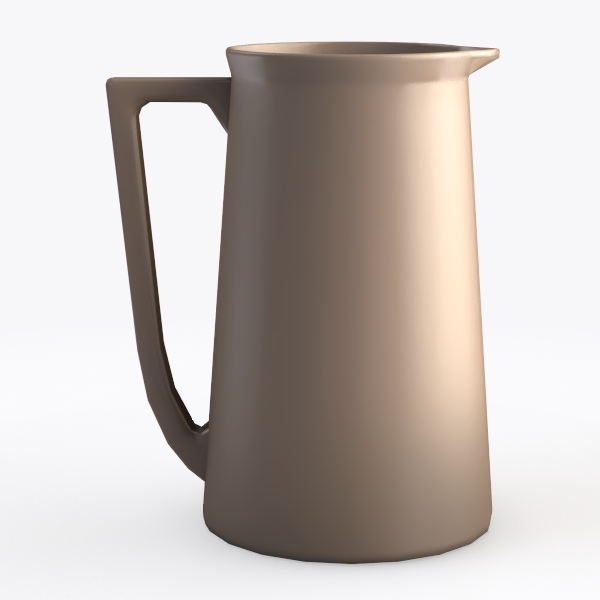 STONEWARE LARGE PITCHER Prairie