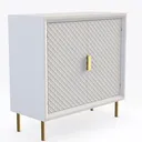 Xilingol Modern Accent Cabinet with Storage Right 45 Degree View