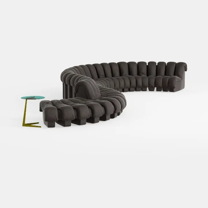 Meridian Furniture 102Brown-S5B Arc Collection