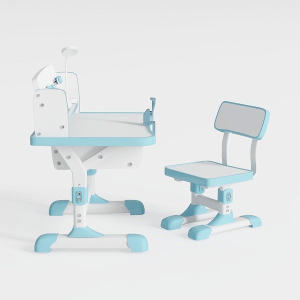 Small Desk, Standing Desk, Desk Chair Set, Widened