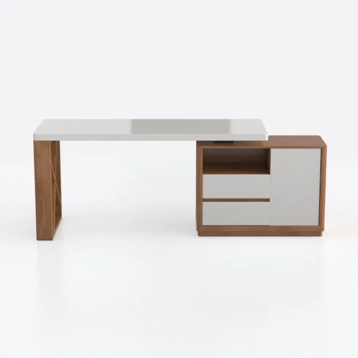 Manhattan Comfort Minetta 53 Inch Office Desk with