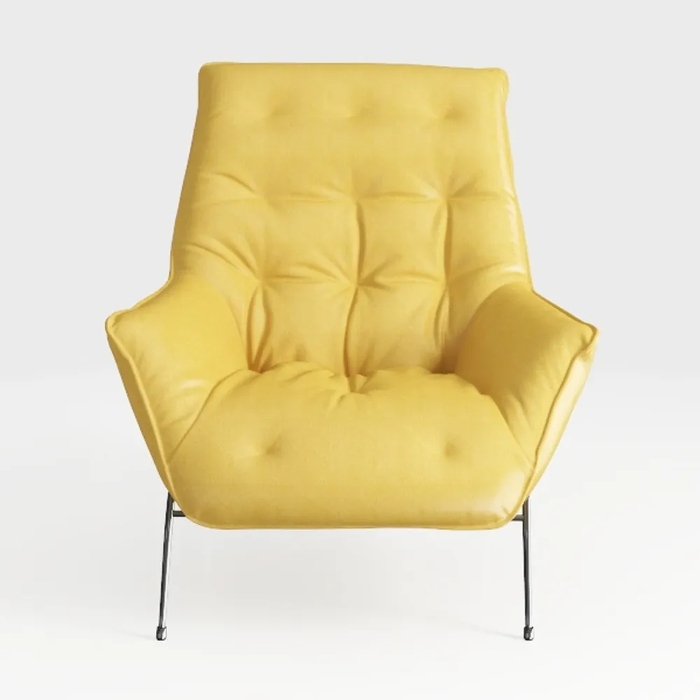 Lexicon Meadow Accent Chair, Yellow