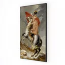 Funny Vintage Napoleon Cat Mural Wall Art Decor 3D Model Left 45 Degree View