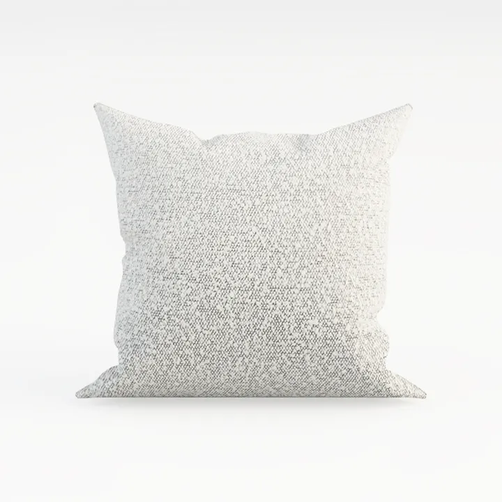 MIULEE Textured Boucle Throw Pillow Cover White