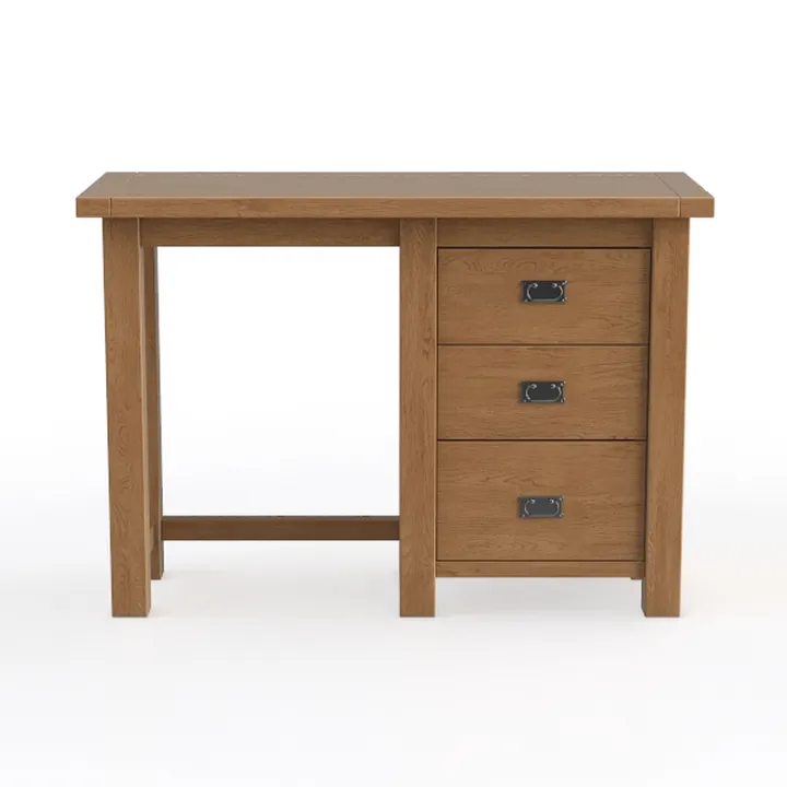 BIGBARLEY Vintage Computer Desk, Rustic Desk with 