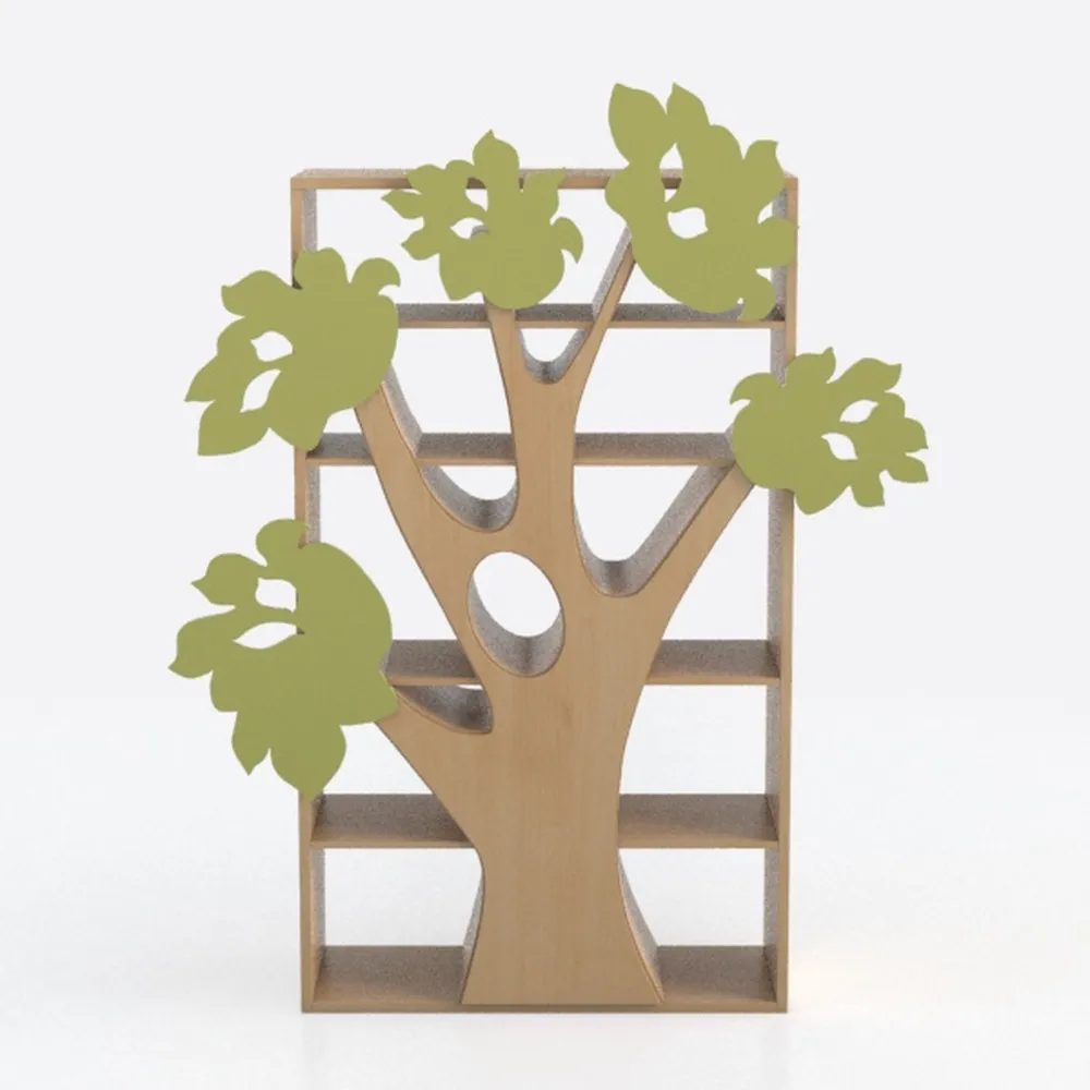 Tree Branch Wall Mounted Bookshelf, Decorative