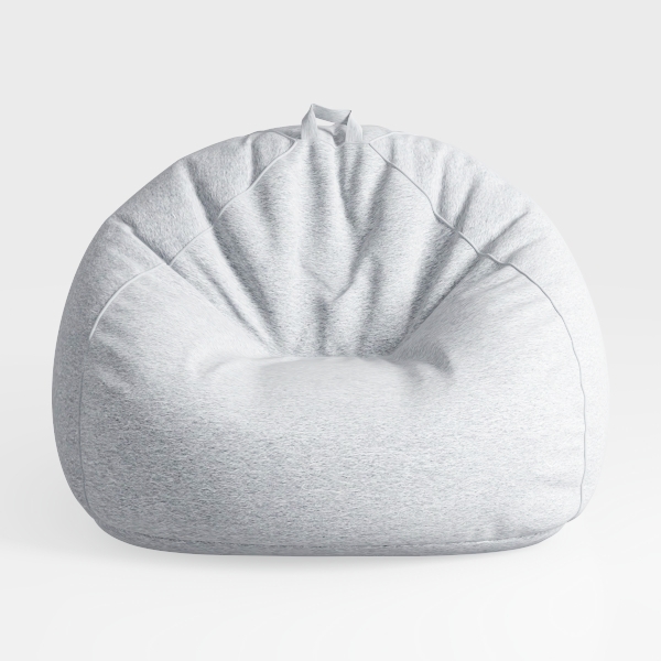 TREATLIFE HOME Luxurious Gray Microfiber Accent Ch