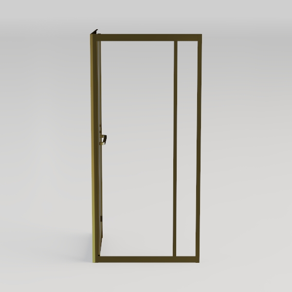 56-61&quot; W x 76&quot; H Frameless Shower Door Double