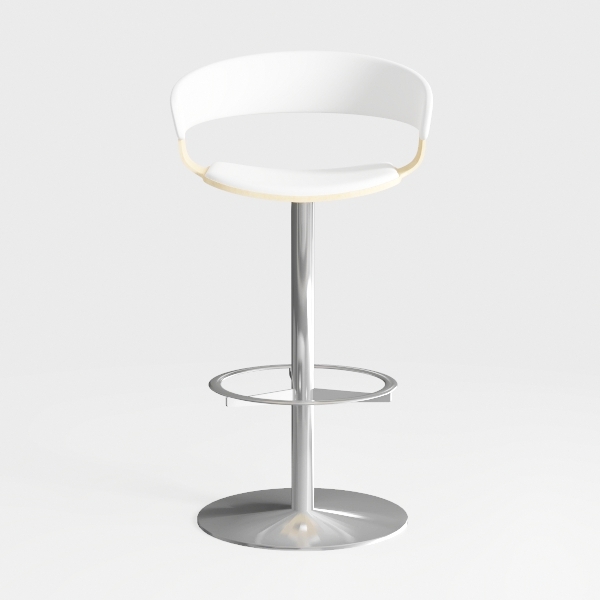 Bar Stools Modern PU Leather Adjustable Swivel