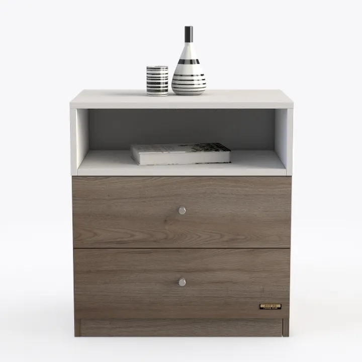 Prepac Rustic Ridge Farmhouse Bedroom Nightstand