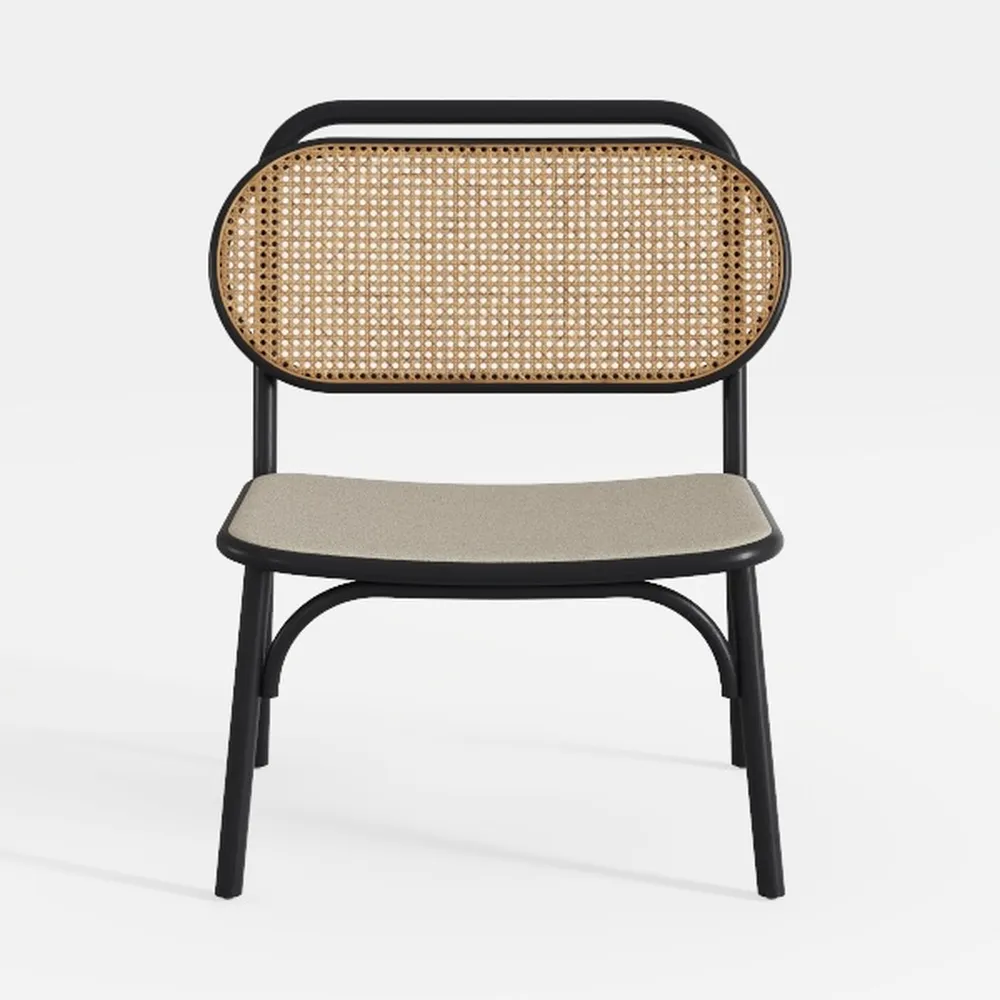 Modern Cesca Cane Dining Chairs, Set of 2