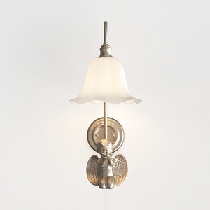 wall lamp-Luxe Brass