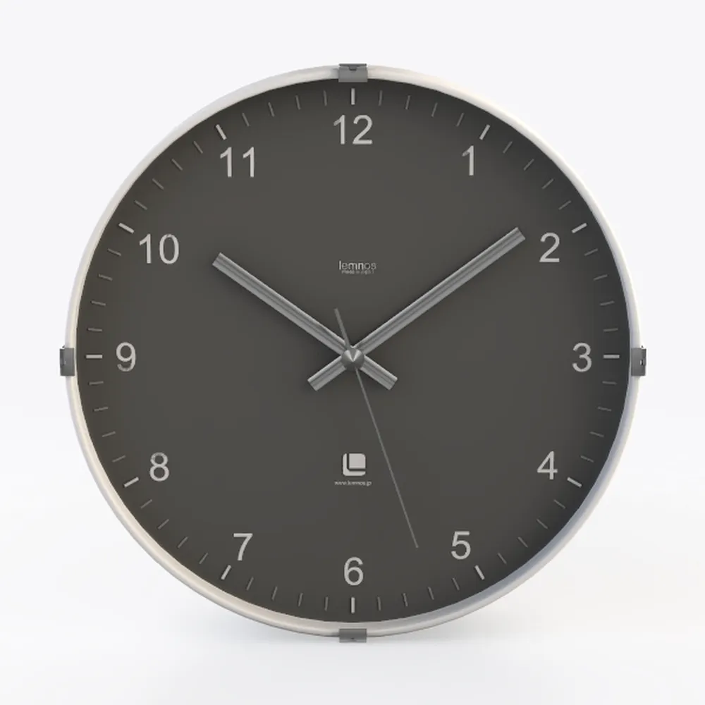 PATIKIL 8 Inch Round Wall Clock, Battery Operated 