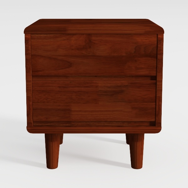 Acacia Harmony Solid Wood 2-Drawer Nightstand