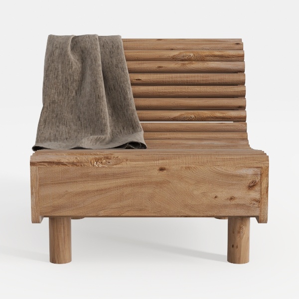 HOME DECO FACTORY, HD0333, poltrona, modello Bali, collezione Natural Crush, mobili contemporanei, seduta, divano e poltrona, 64 x 75 x 71 cm, marrone