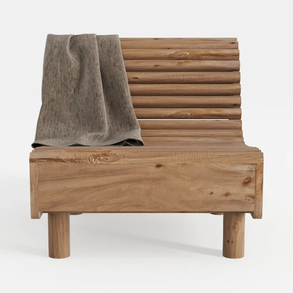 HOME DECO FACTORY, HD0333, poltrona, modello Bali, collezione Natural Crush, mobili contemporanei, seduta, divano e poltrona, 64 x 75 x 71 cm, marrone