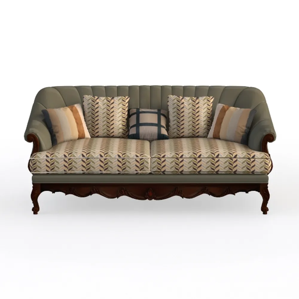 Luxury Victorian Couch - Floral Couch with Crystal