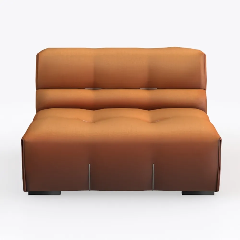 Modern Modular Chenille Sofa 1 Pieces Living Room 