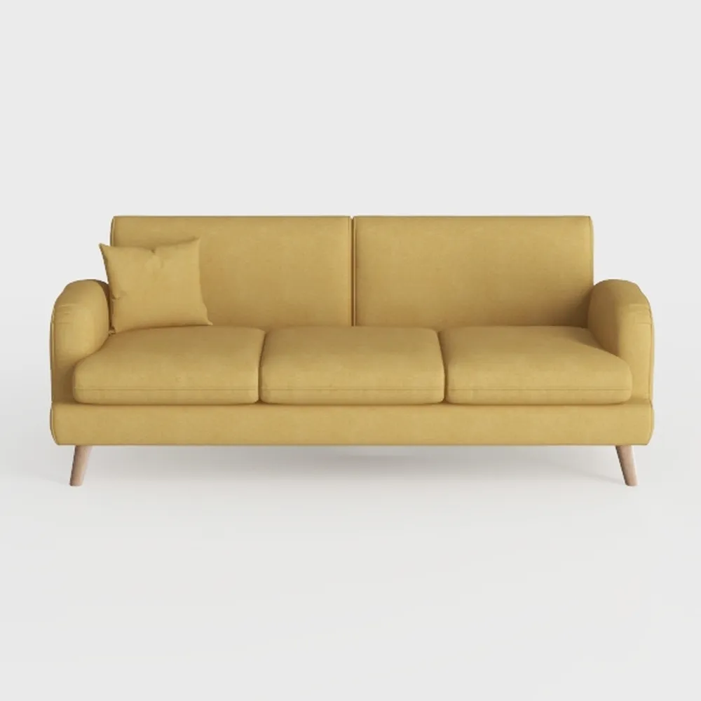 Convertible Futon Sofa Bed, Linen Sleeper Couch, 7