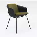 We're it, Adora Swivel Accent Chair with Upholster Right 45 Degree View